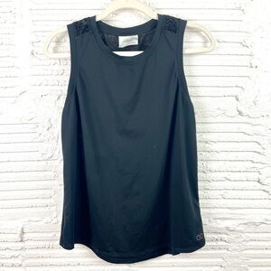 CALIA By Carrie Underwood Limited Edition Stretchy Black Tank W/Lace Back Size S